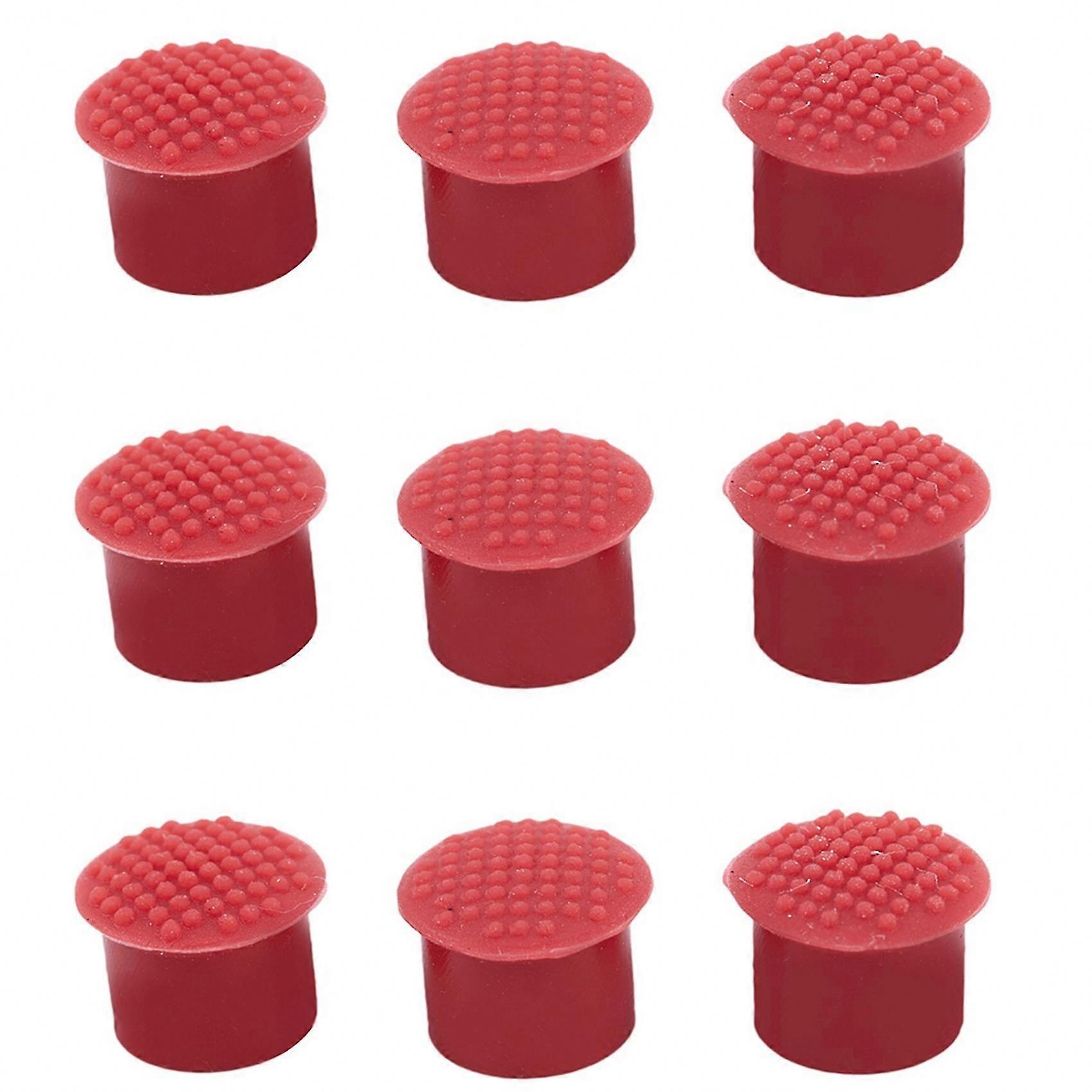 9-Pack Big Hole Red TrackPoint Caps Compatible with IBM/ ThinkPad Laptops