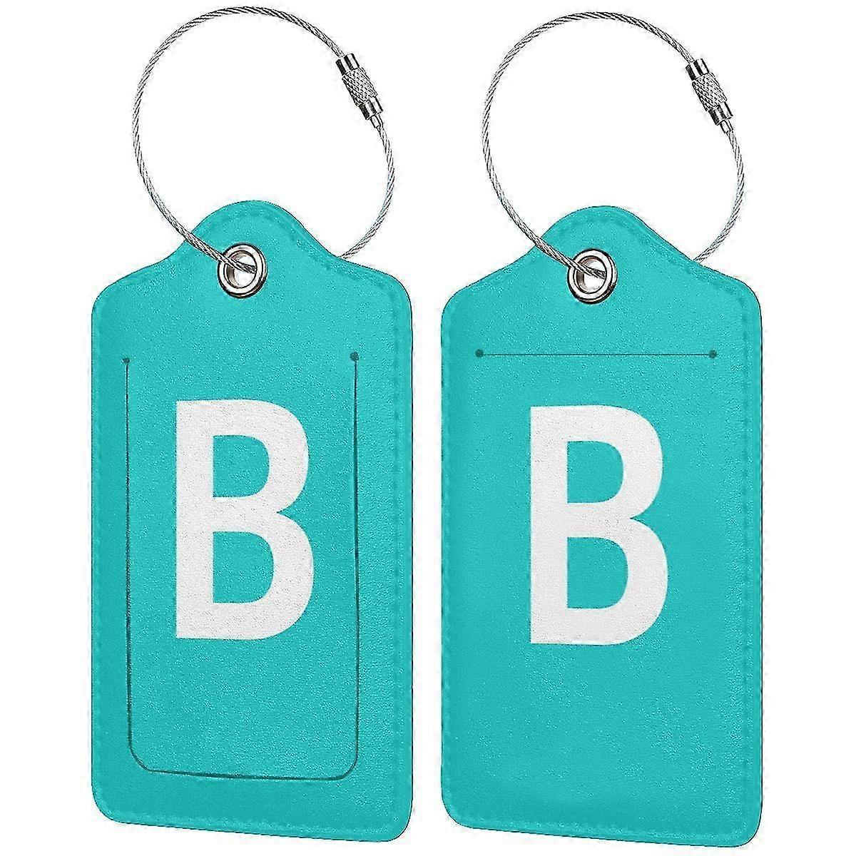 Durable Letter B Suitcase Tag