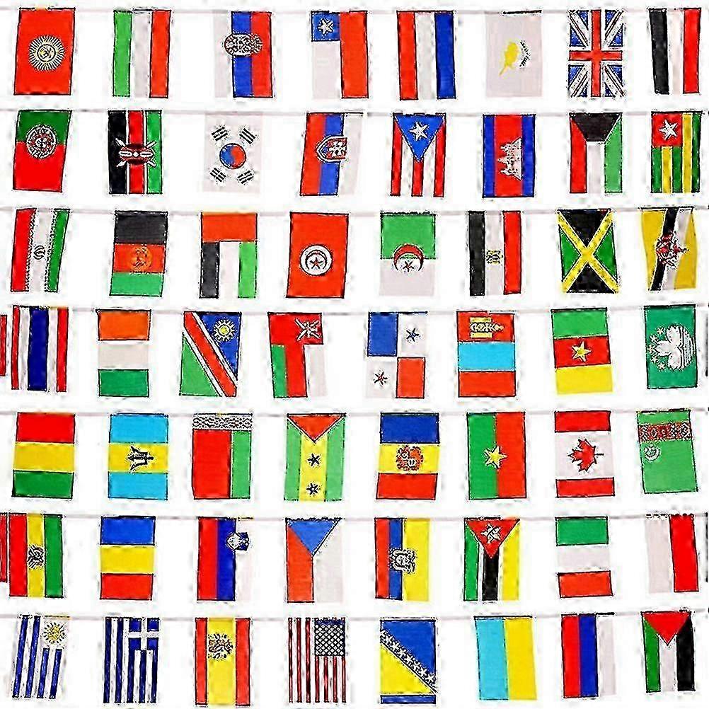 International Country Flag String Banner