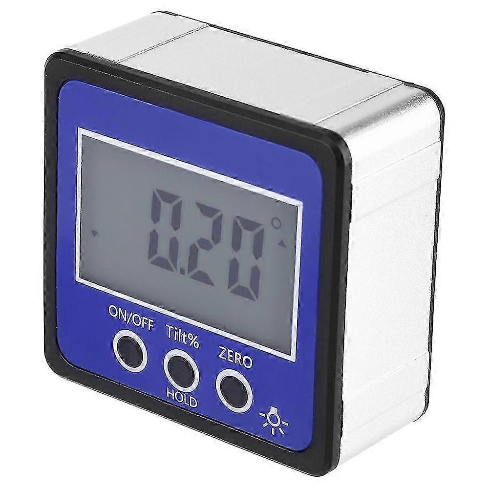 Digital Protractor Inclinometer Leveling Instrument 4*90 Degree Magnetic Base