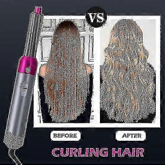 Sèche-cheveux électrique 5 en 1, fer à friser/lisser automatique, brosse séchante.C1