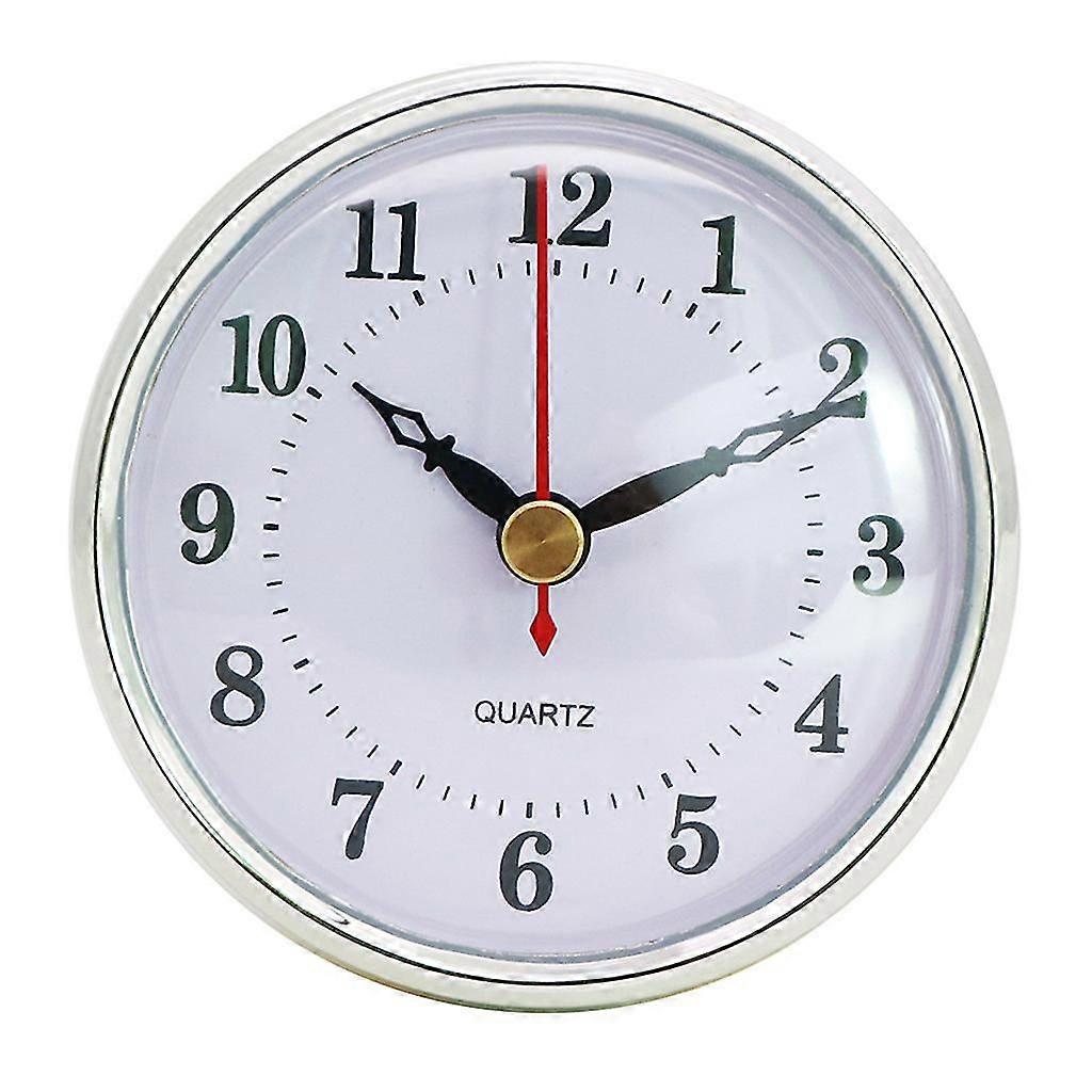 80mm/3.15inch Classical Clock Quartz Movement Insert Black Metal Clock Round [MI]