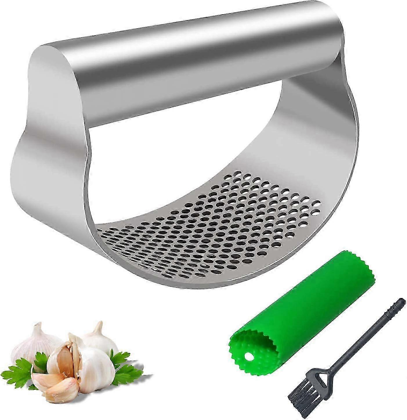 Multi-Clove Garlic Rocker Press