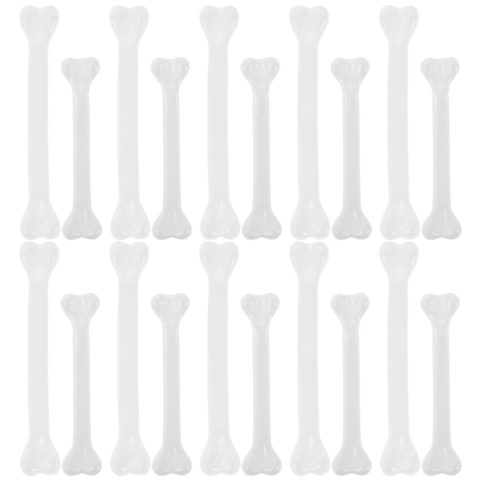Hanging Halloween Plastic Bone Props 120Pcs Miniature Set