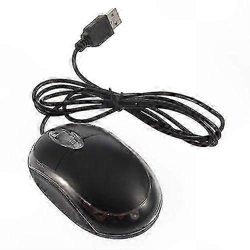 Optical USB Wired Mouse with Scroll Wheel for PC, Laptop, and Computer Use