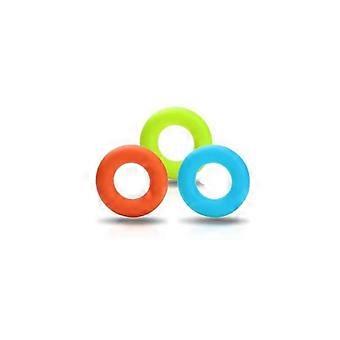 Håndtræner Stressaflastning Squeeze Balls Grebsringe Fingerforstærker Fitnesstræning for muskel bygget, fysioterapi, kontor stressaflastning (3p