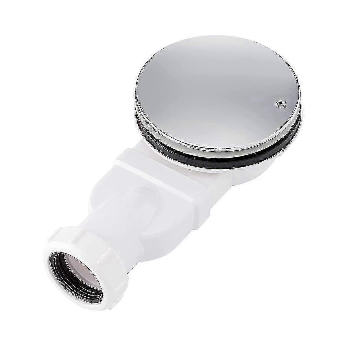 White ABS Side Outlet Shower Drain