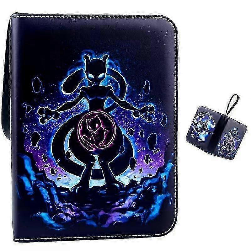 Zippered PU Leather Card Binder