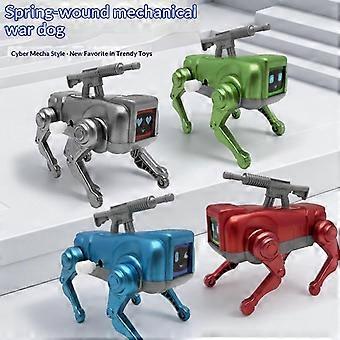 Wind Up Mechanical Mini Dog Pea Toy Creative Stress Relief Fidget Toy Portable for Office Home Travel Use
