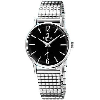 Extra Quartz Women's Watch Festin with F20256/4 Stainless Steel Bracelet