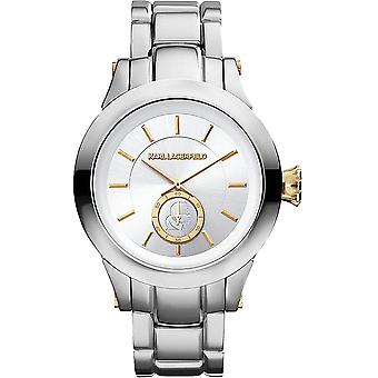 Karl lagerfeld chain watch for Unisex Analog Quartz with stainless steel bracelet KL1210