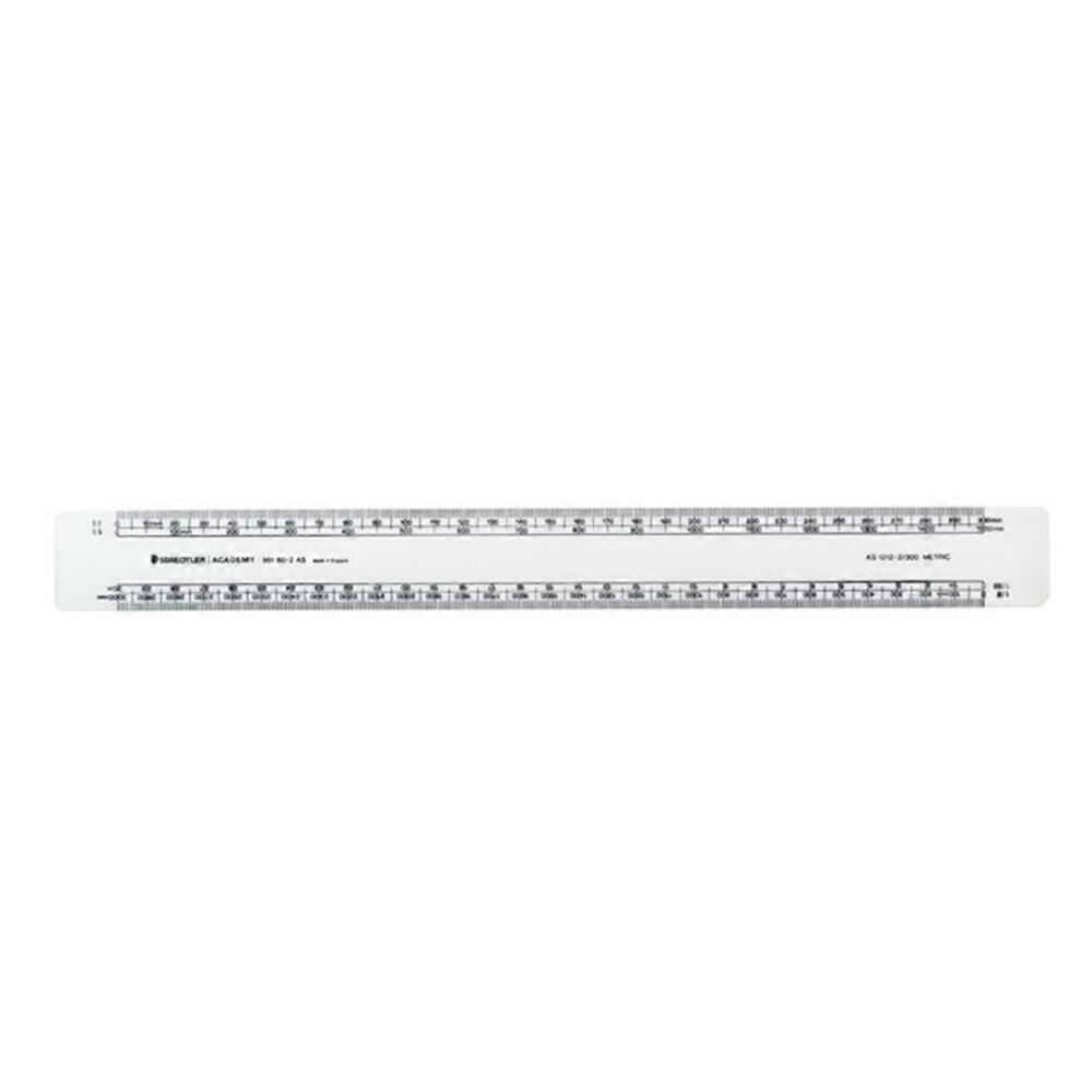 NO.2 Range Accurate Scale Staedtler Academy Scale Impact Polystyrene Plastic