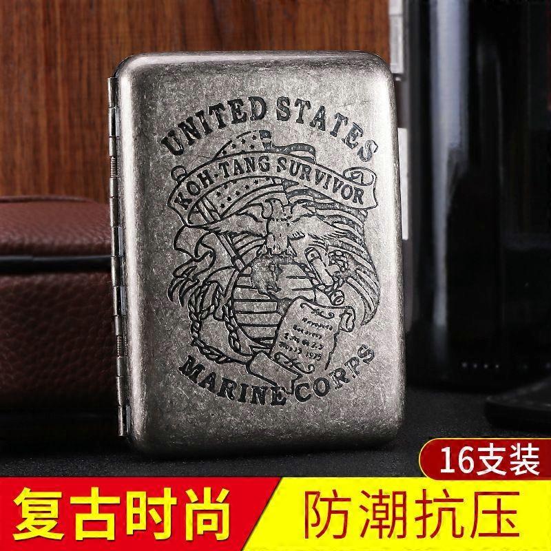 Portable pressure and moisture resistant cigarette box