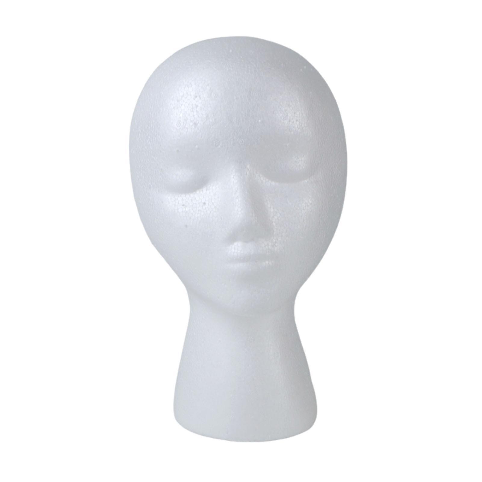 Stable Realistic Foam Mannequin Head