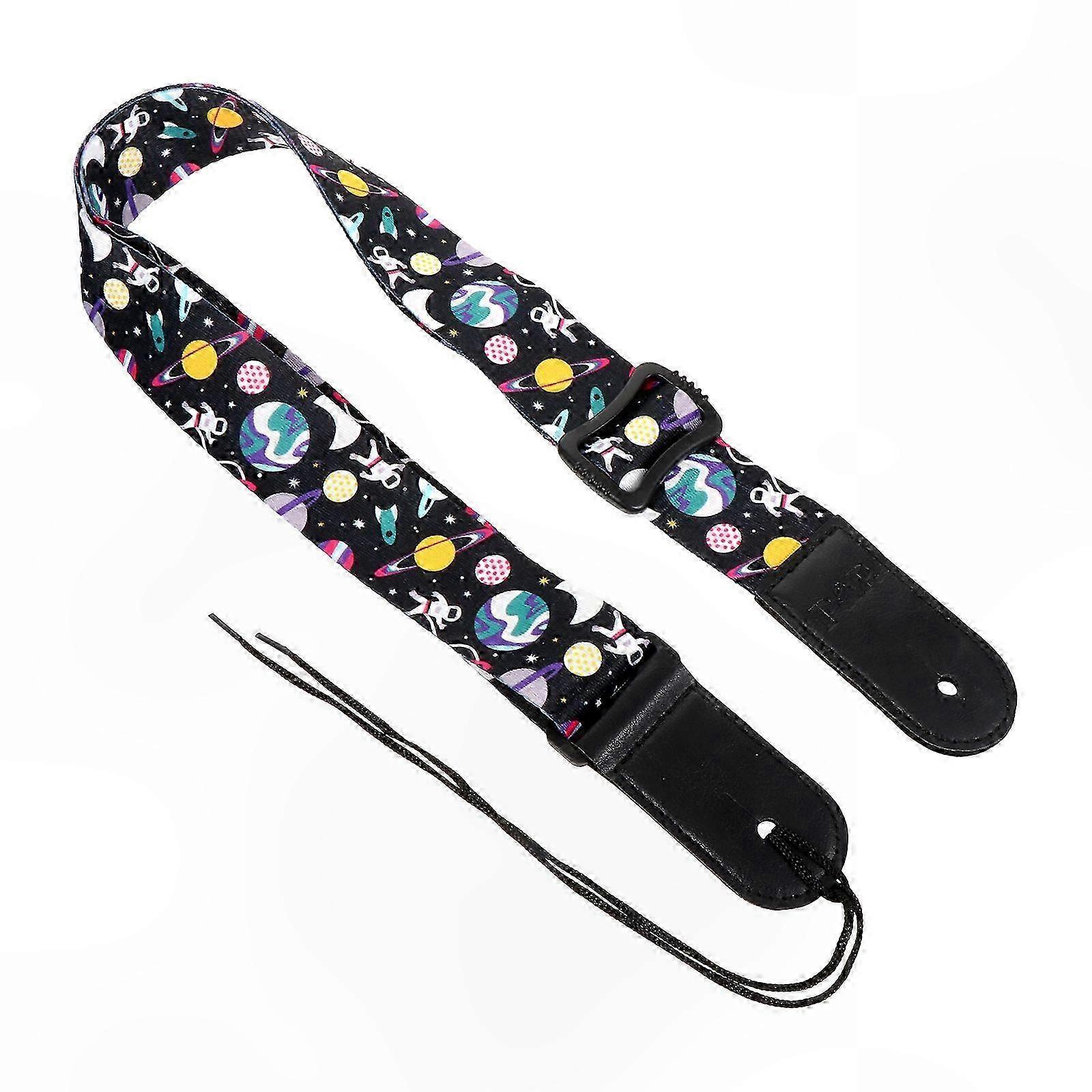 and Polyester Guitar Strap compatible with Kids with Shoulder Padding