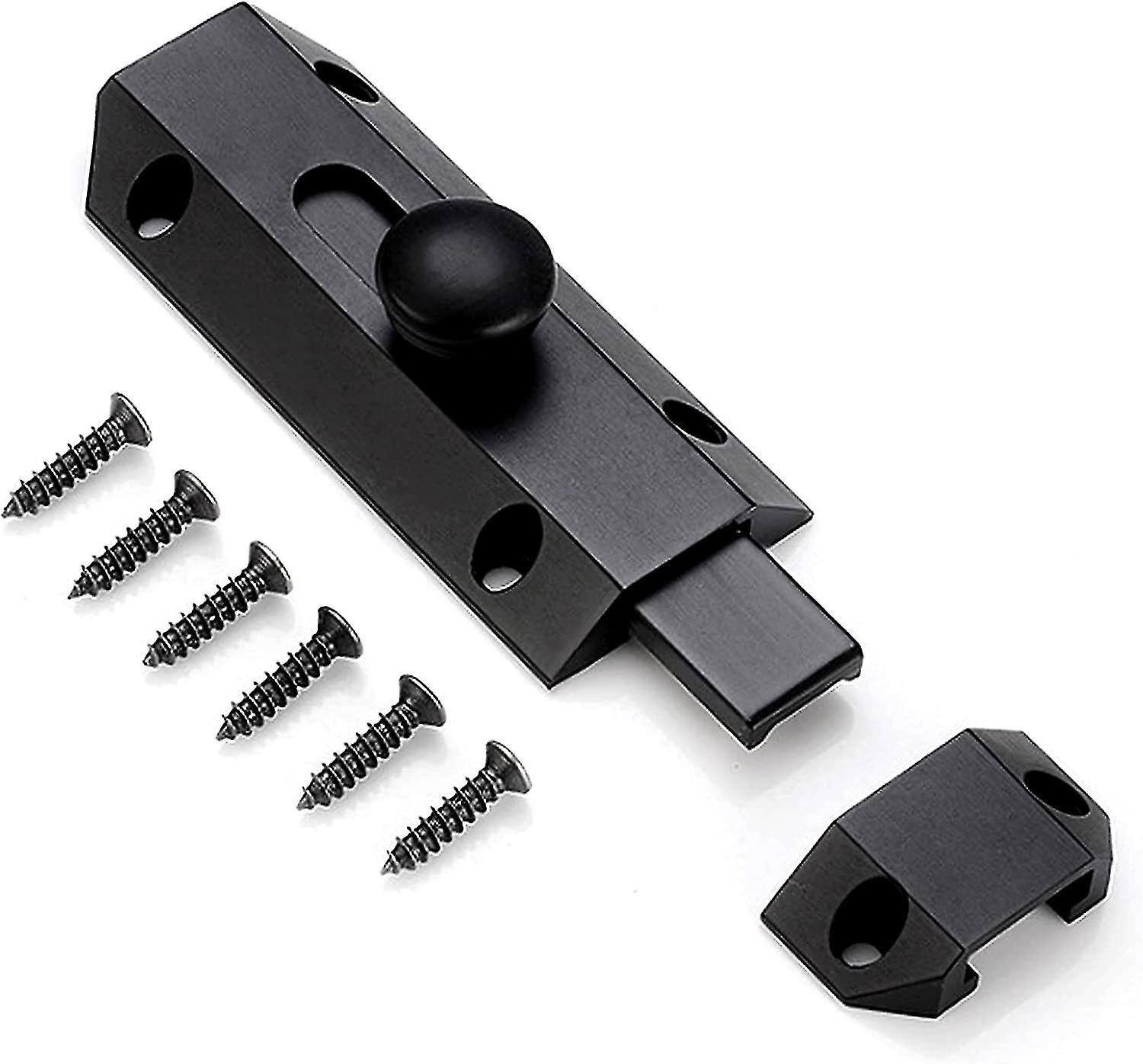 ブラックヘビーデューティドアラッチ93 * 32mmヘビーデューティピュアブラスボルトセキュリティラッチ