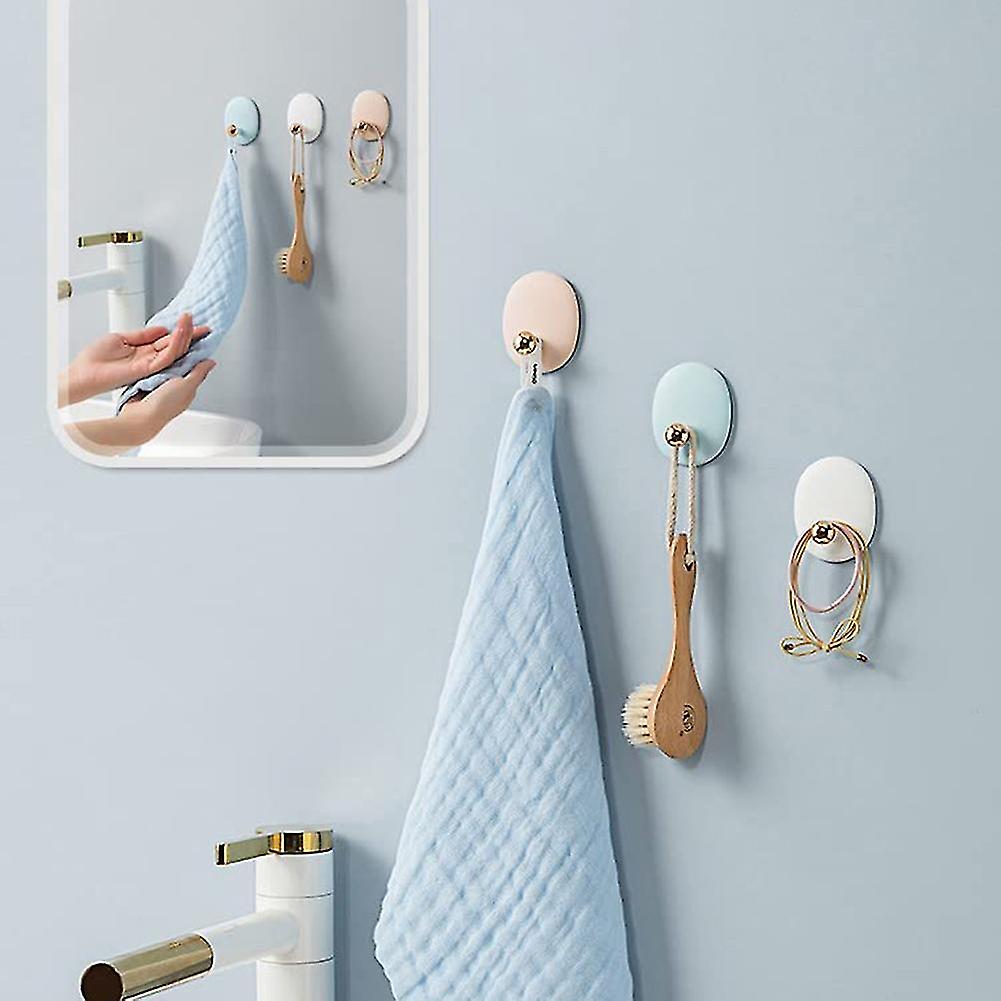 DOITOOL 8pcs Self-Adhesive Hooks For Towel And Coat Storage