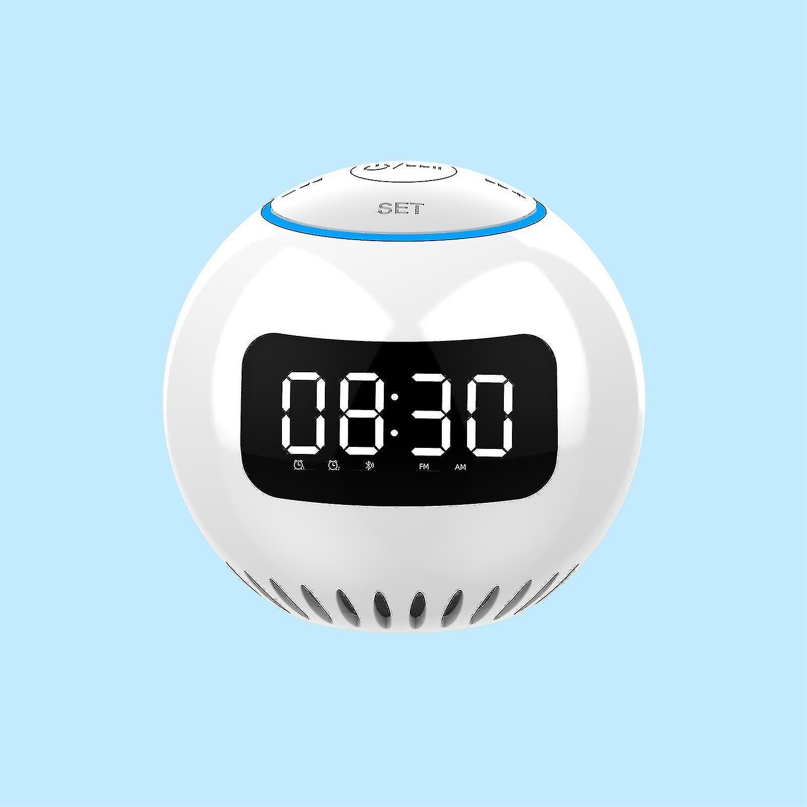 Bluetooth Alarm Clock o Wireless Bluetooth Speaker Portable Mini Dual Alarm
