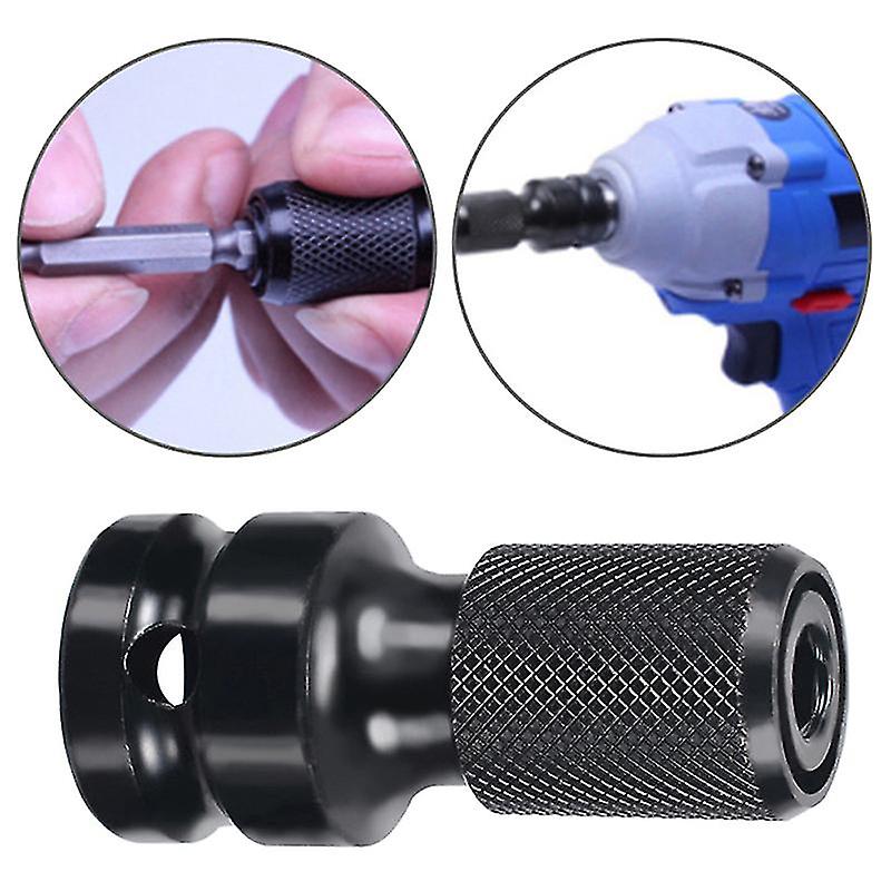 1/2 a 1/4 Hex Ratchet Socket Wrench Socket Adapter Drive Converter Impact Tool