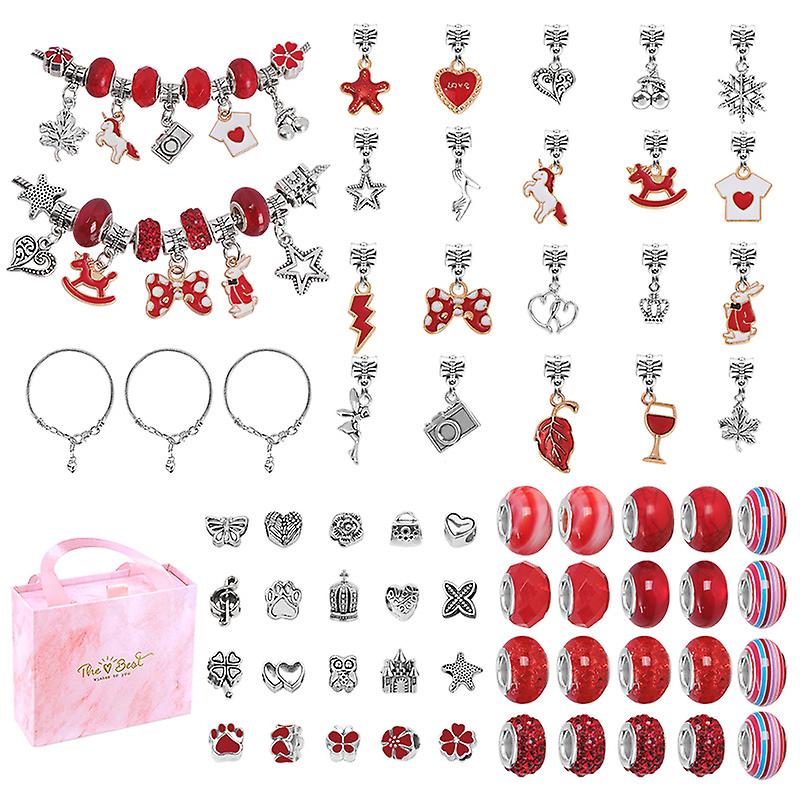 צמיד קסם עושה ערכת Diy מלאכה תכשיטים מתנה סט לילדים בנות נוער