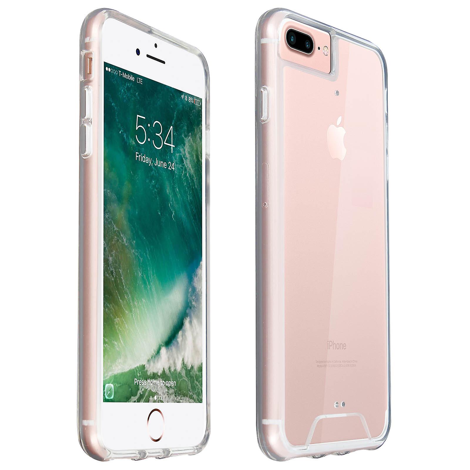 Capa iPhone 7 Plus / 8 Plus Coleção Cristal Bimatéria – Transparente