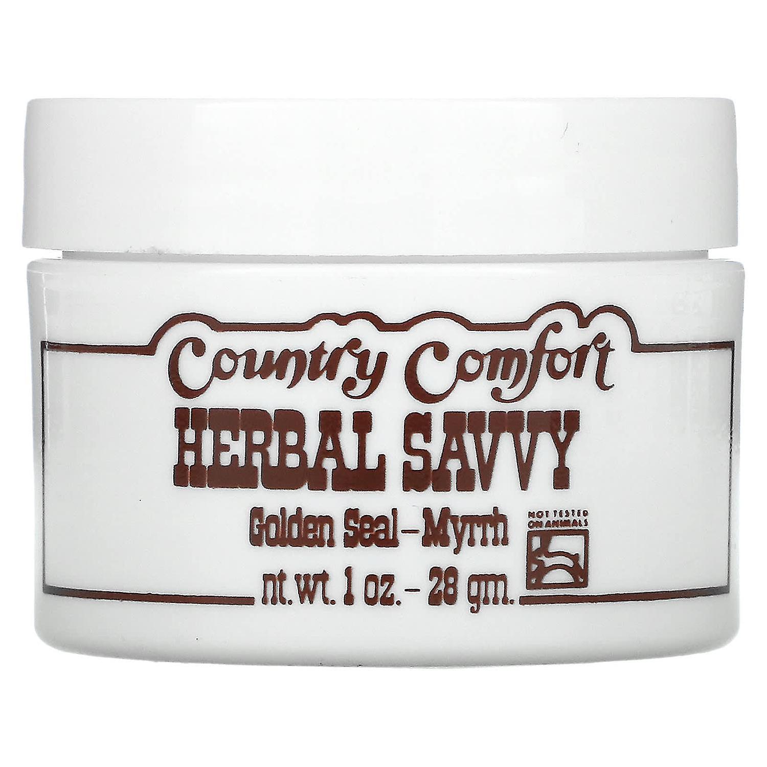 Country Comfort, الدهاء بالأعشاب، الختم الذهبي المر، 1 أونصة (28 جم)