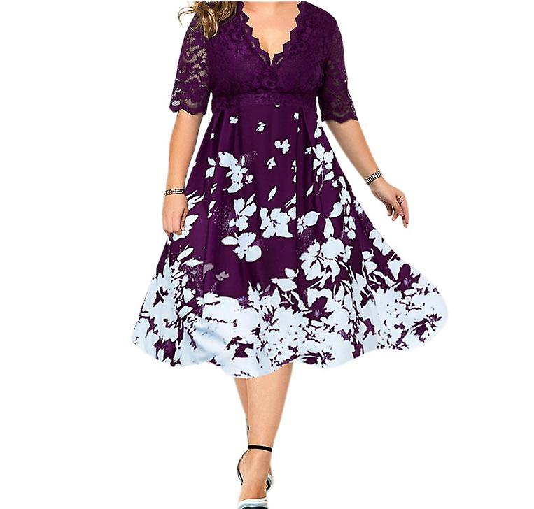 Line Plus size ruha Vem csipke