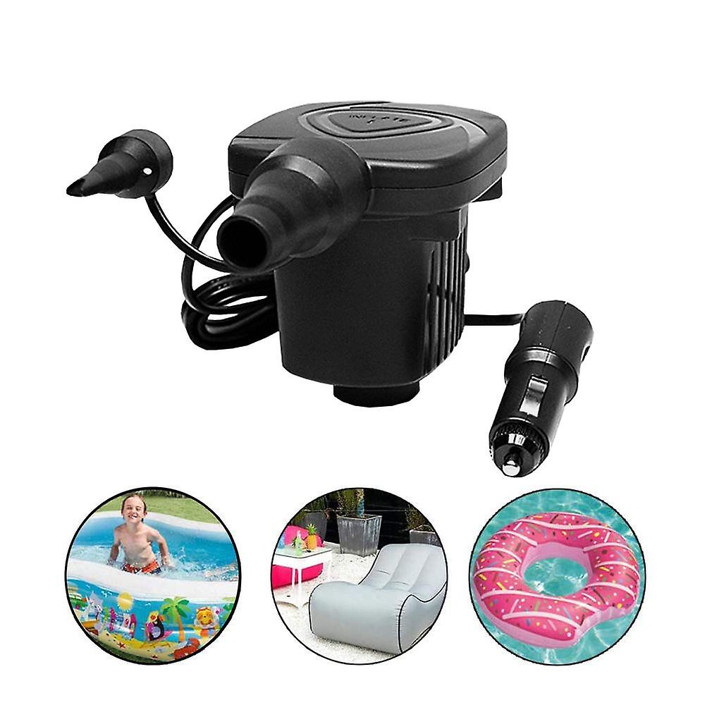 DC 12V Portable Electric Air Pump Air Mattress Boat Car Auto Air Inflatable Pump For Car Camping