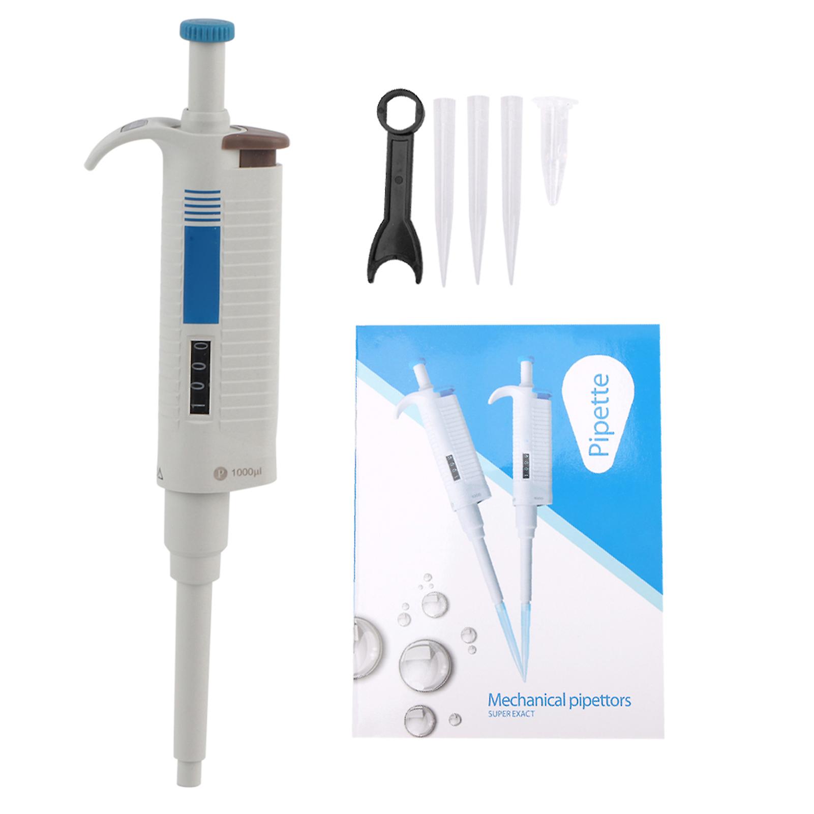 U1000 100-1000ul Manual Pipette Whole Set Sterilizing Micro Adjustable Pipette