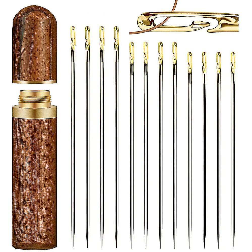 Self-threading Needles,sewing Needles For Hand Sewing,for The Elderly,easy Side Threading Stitching