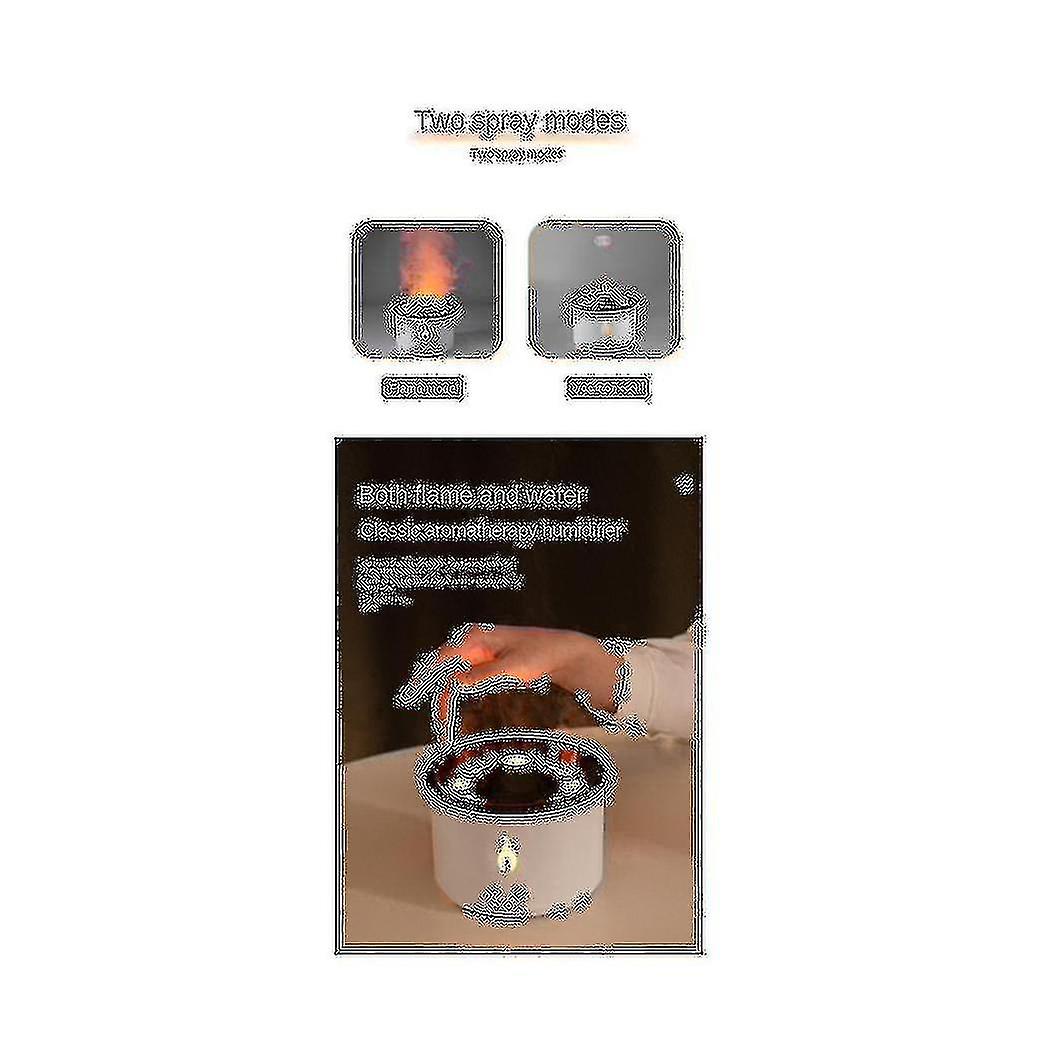 Diffusore Desktop Diffusore Olio essenziale Umidificatore Spruzzatore automatico Home 360ml Eu Spina B