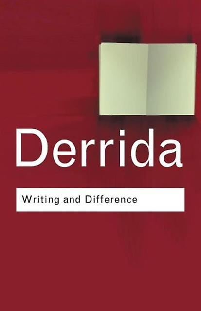 Writing And Difference by Jacques Derrida Paperback