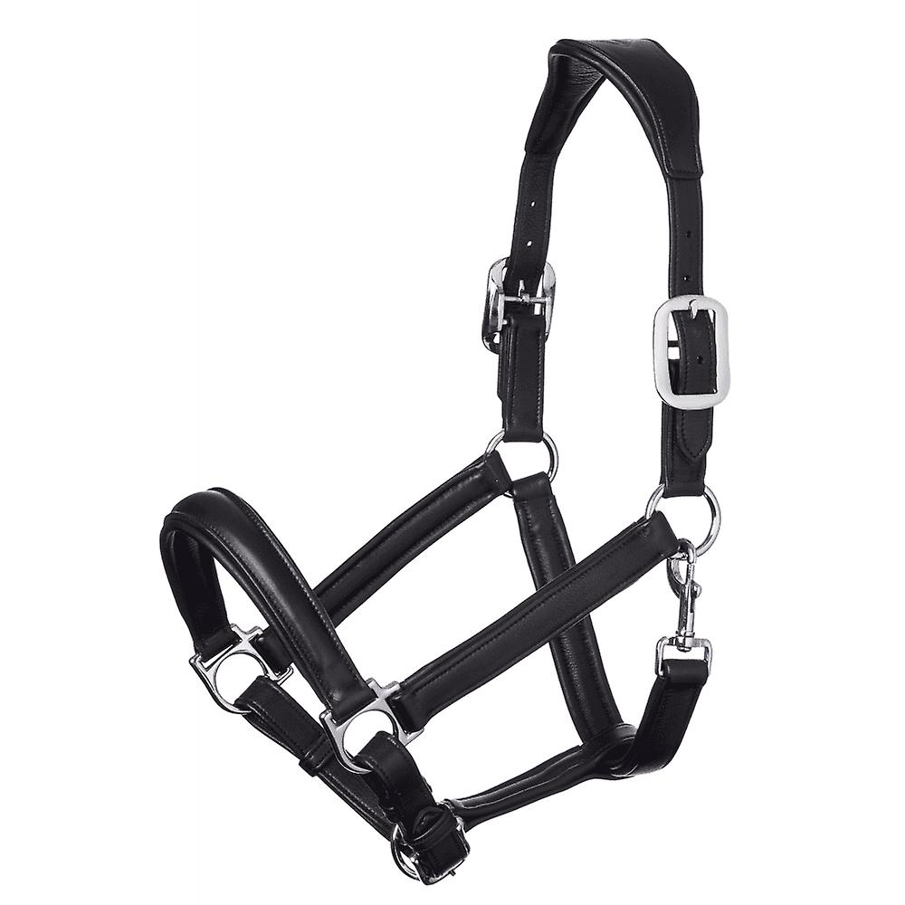 LeMieux Lemieux Anatomic Leather Headcollar - Black