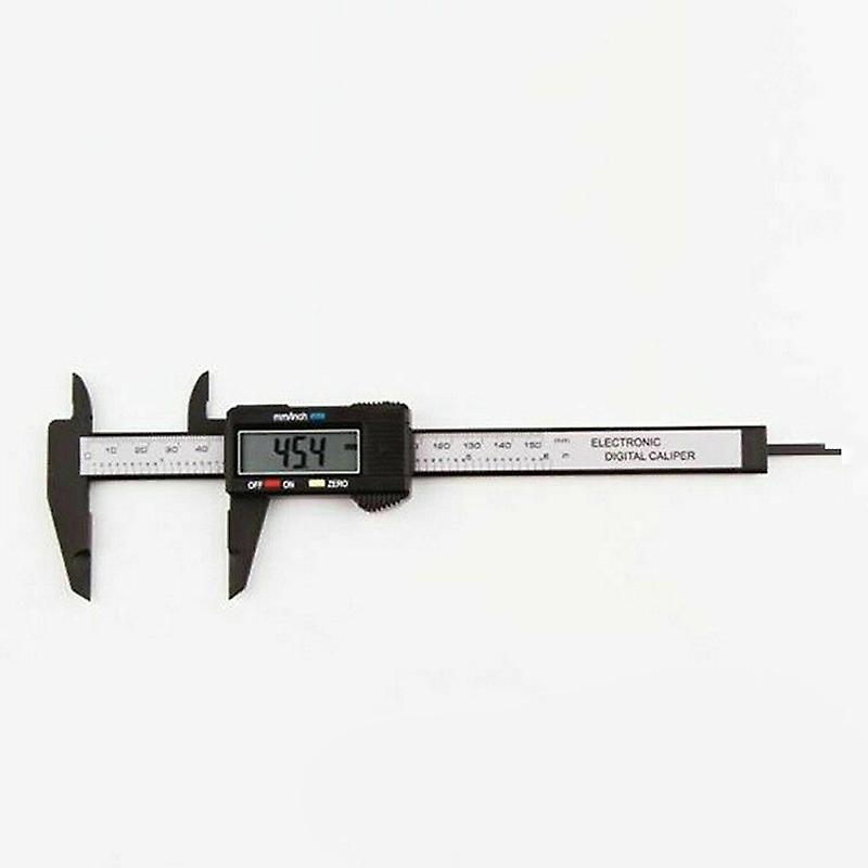 Vernier Caliper Digital Lcd Electronic Gauge Carbon Fiber Altimeter Micrometer Ruler Measuring Tool 150mm