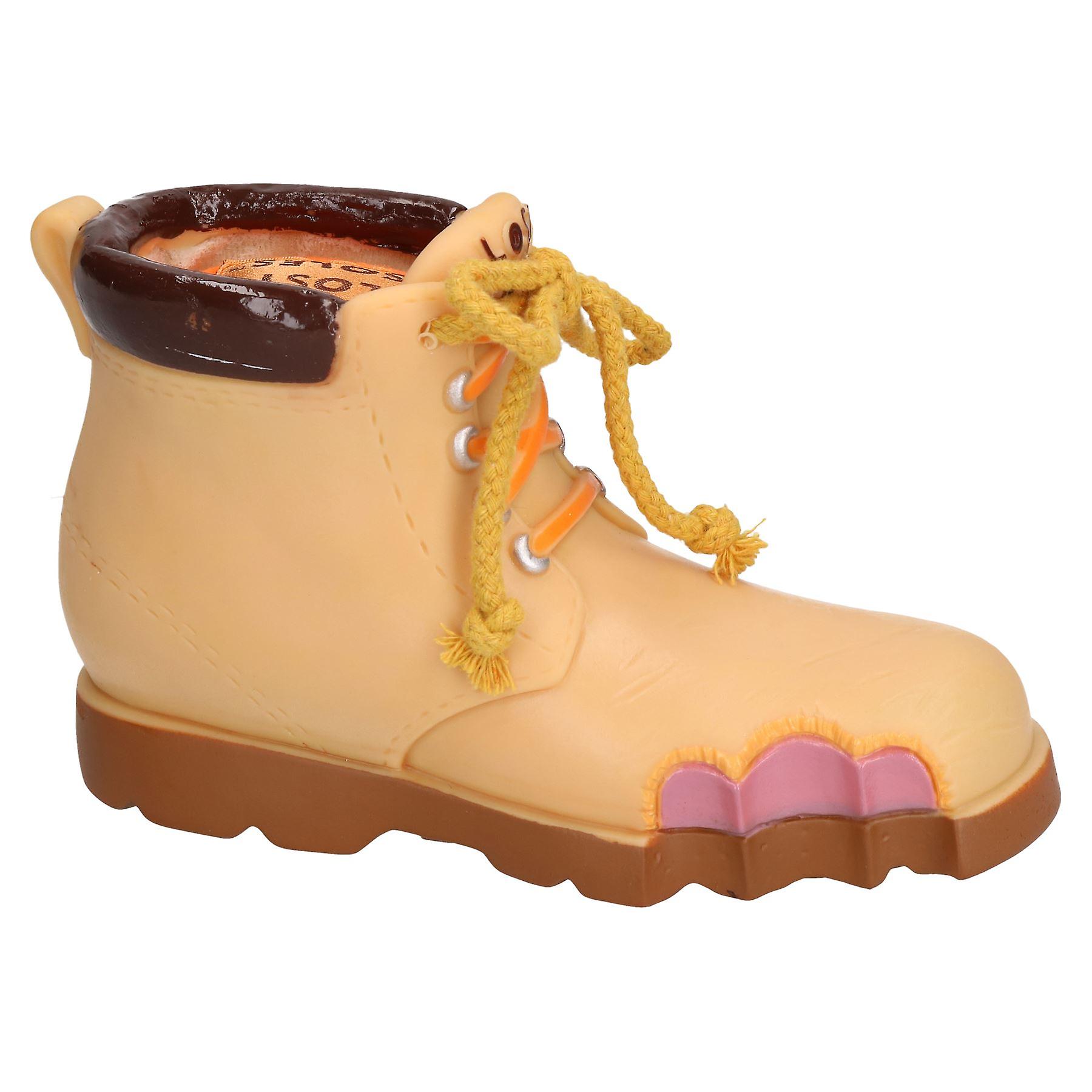 Vinyl Lost Soles Work Boot Dog Toy With Squeak 20cm/8"