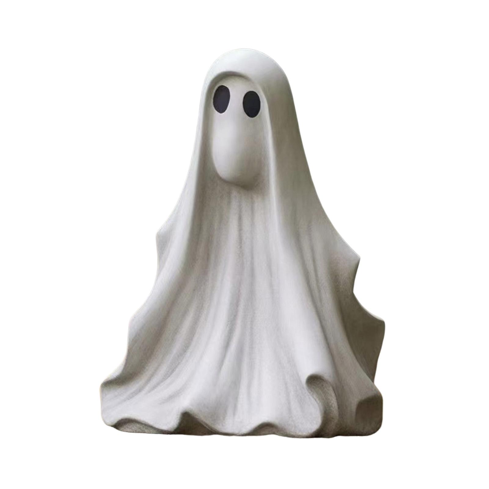 Cute Ghost Figurine Ornament Creative Craft Tabletop Statue Suitable For Office Wine Cooler Decor