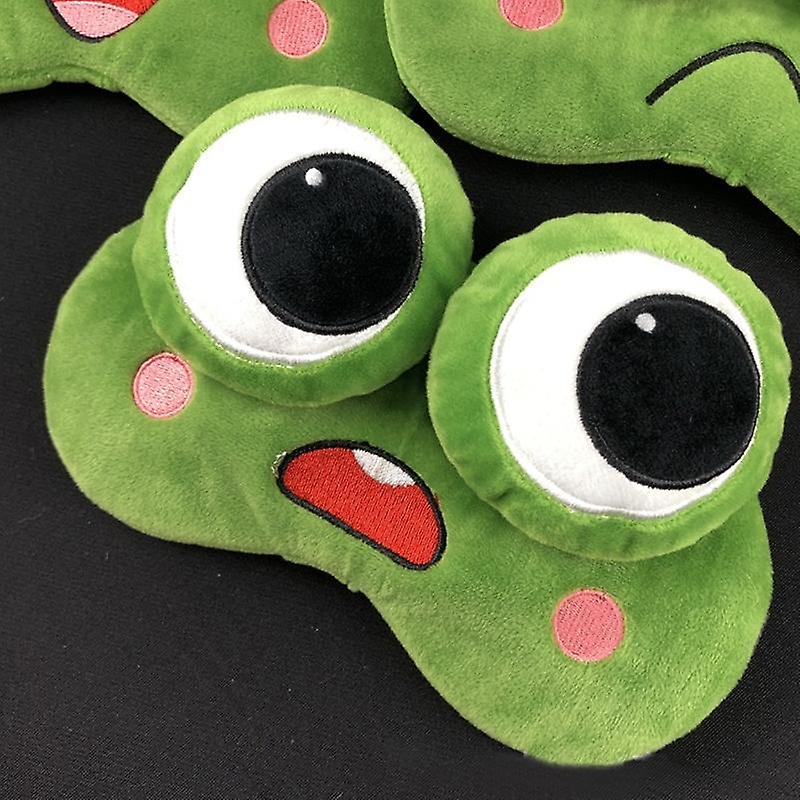 Plush Sleep Mask Cute Sleeping Eye Cover For Children Frog Lovely Blindfold