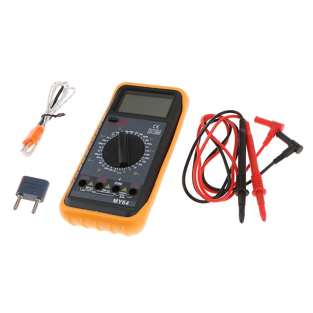 Handheld Digital Voltmeter Ammeter Ohm Volt AC Tester Meter Random Delivery
