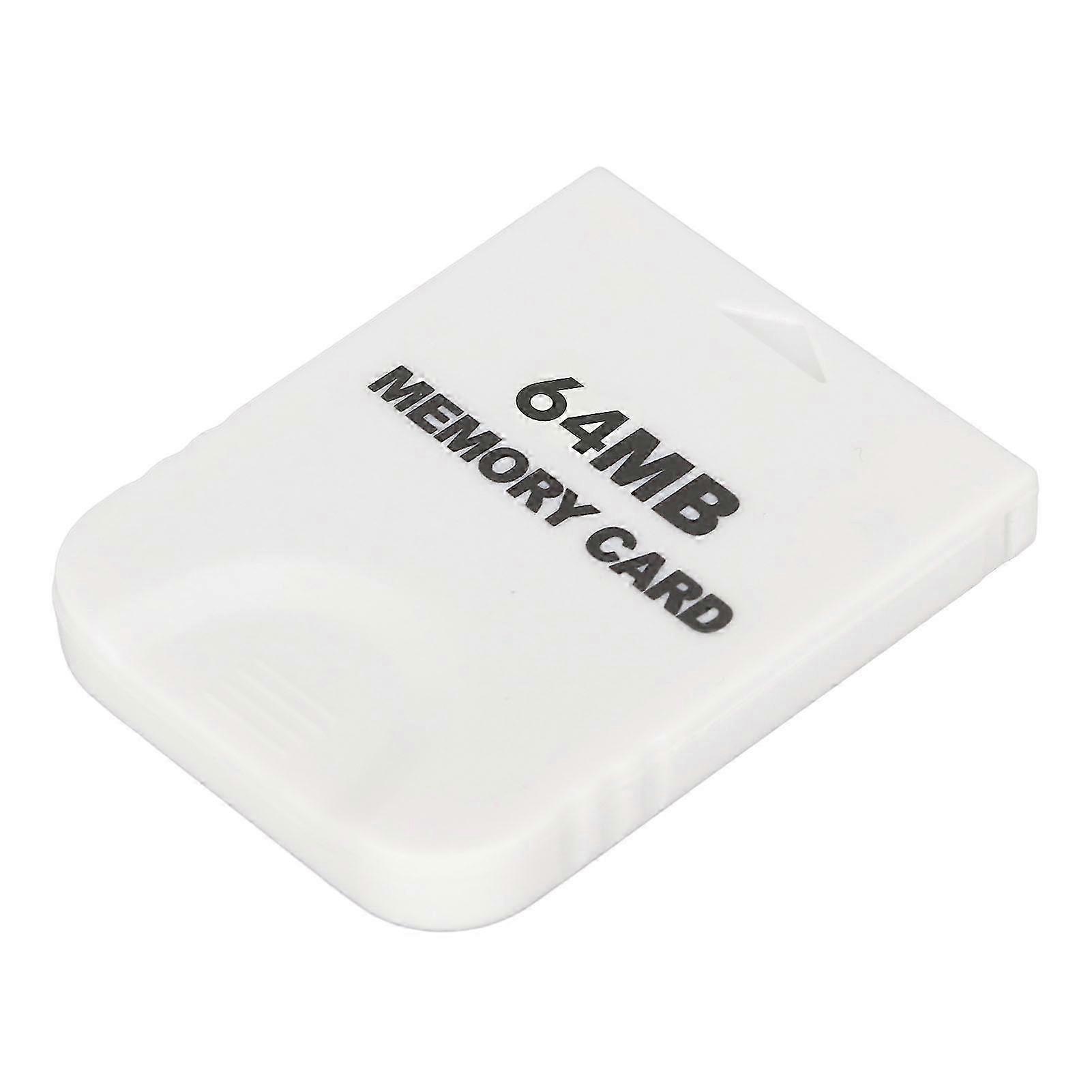 High-speed plug-and-play Wii memory card, white, 64MB (1019 blocks)