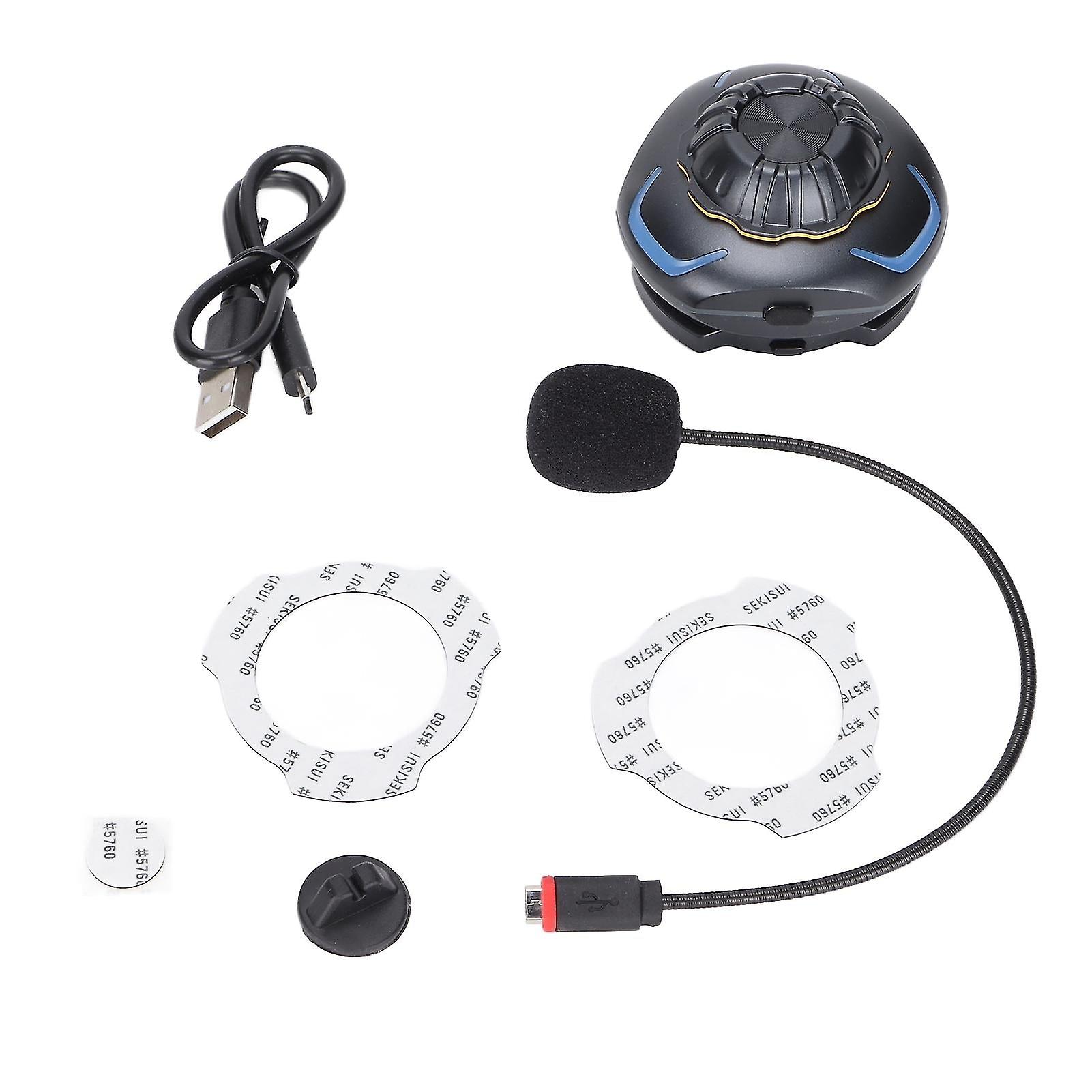 Motorcycle Helmet Headset Bt 5.0 Waterproof Bone Conduction Motorcycle Helmet Headset
