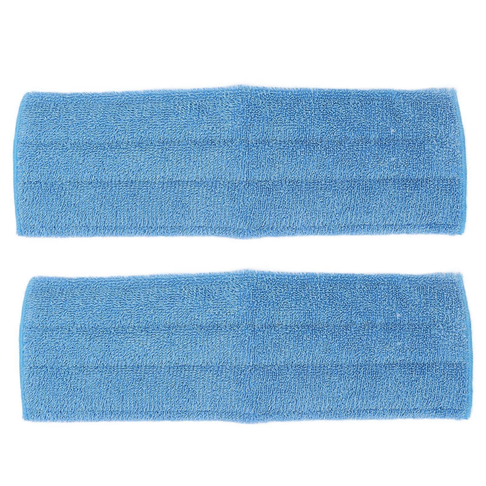 Lot de 2 serpillères plates en fibre liée de 45,7 cm, double usage, à forte absorption d'eau