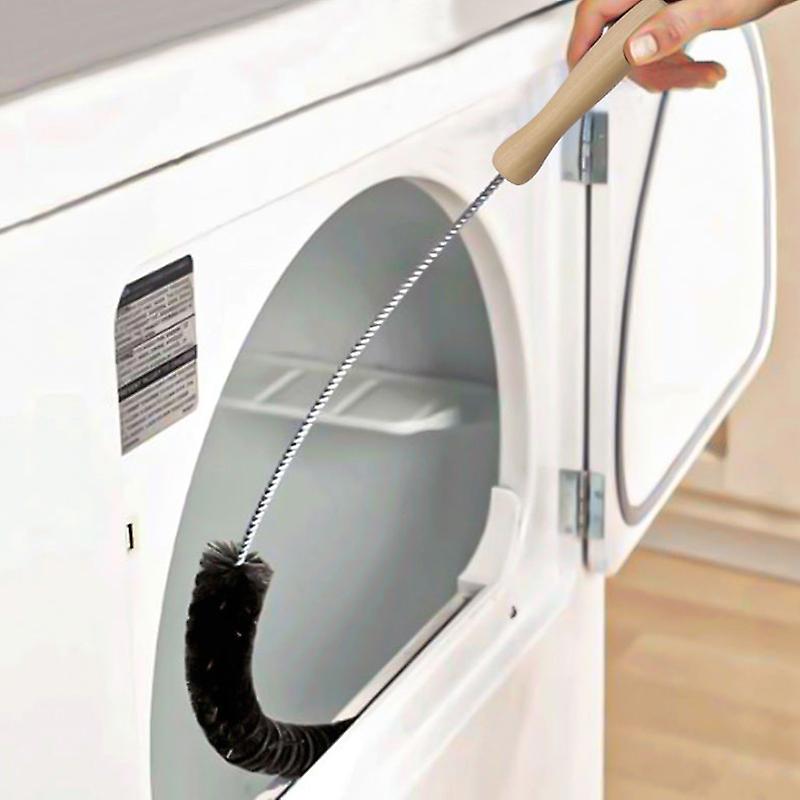 Black Extra Long Flexible Cleaning Brush for Washing Machine Dryer Vent