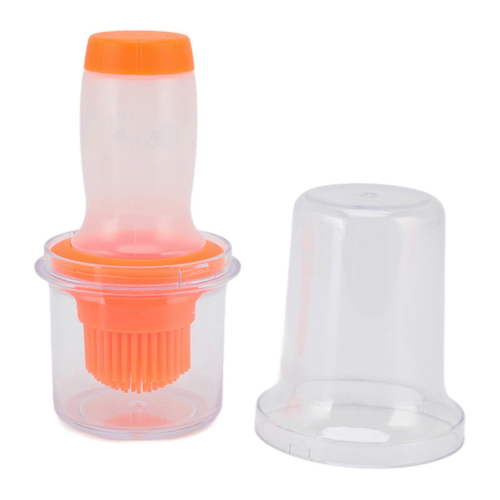 Oil Dispenser Bottle, Silicone Squeeze Brush