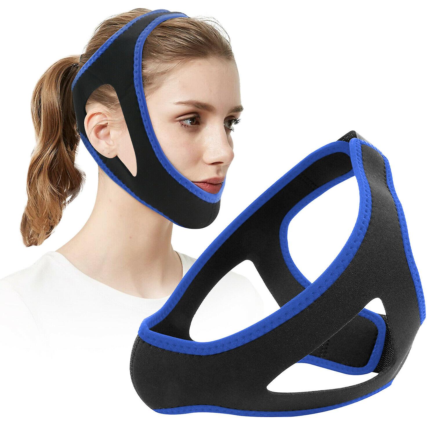 Anti Snore Chin Strap Stop Snoring Sleep Apnea Belt Jaw Support Solution Safety