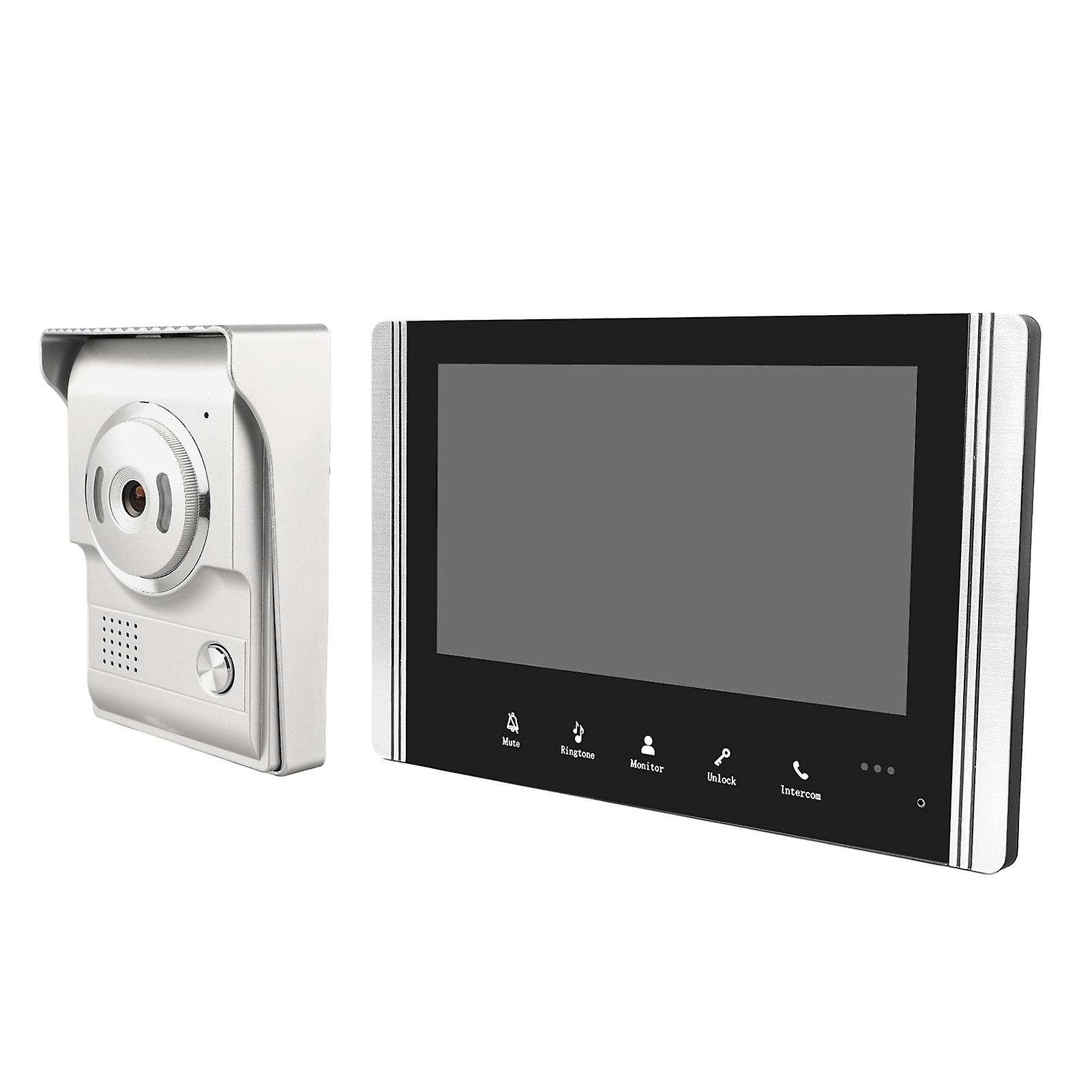 Video Doorbell TFT LCD Display 2 Way Talk Touch Button for Home Villa Apartment
