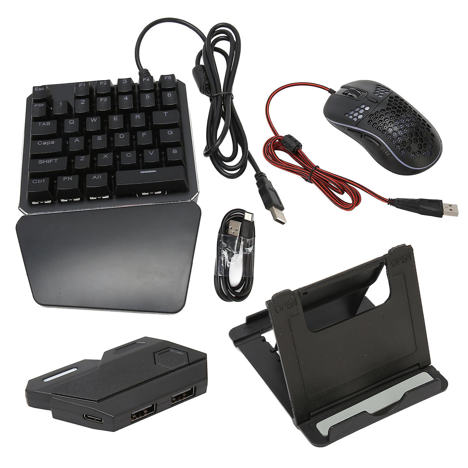 Android/iOS-Compatible Adapter for K9 Mechanical Keyboard and GM86 Mouse Stand