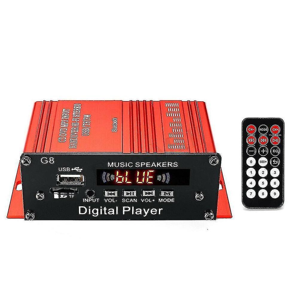 12v 200w 2ch Mini Digital Bluetooth Hifi Audio Power Amplifier Car Audio Amplifier Stereo Amplifier