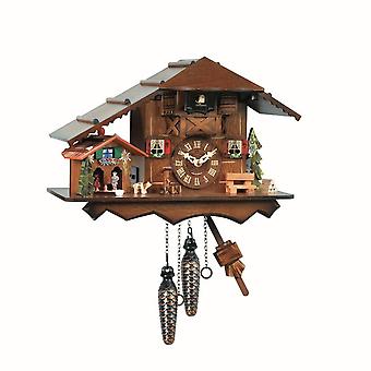 Engstler - 426 Q - Cuckoo Clock - Quartz - Walnut