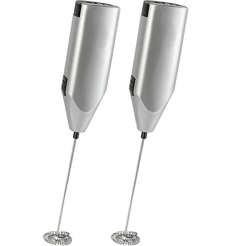 AD-2X Milk Frother Quiet Hand Held Frother Whisk High Powered Mini Blender Electric Foam Maker Mixer Blender~6138