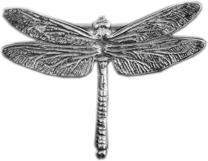 Dragonfly Pewter Medium Brooch by Ladycrow Scotland